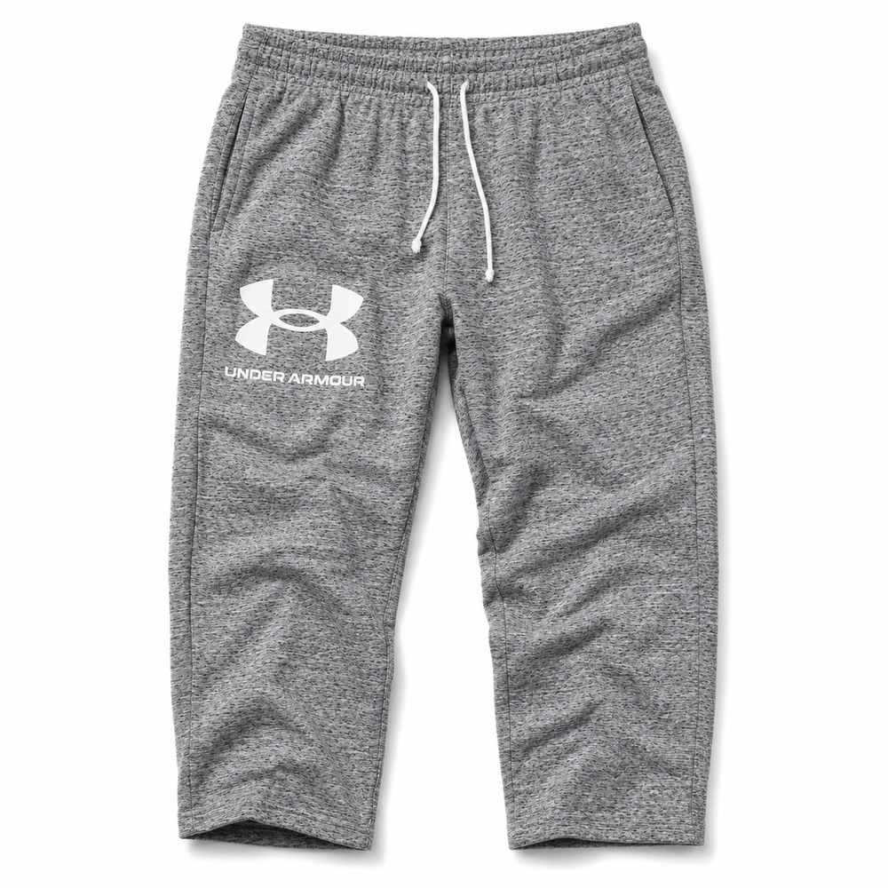 Under Armour Rival Fleece Mens XXL Sweatpants Heather Gray Drawstring Joggers